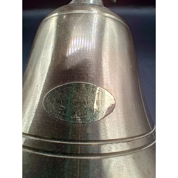 Bell Brass Unicorn Vintage Hand Crafted 6 Inch Korea Midcentury Dancing Pranchin - Picture 12 of 15